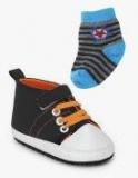 Kittens Black Sneakers With Socks Boys