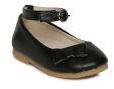 Kittens Black Solid Ballerinas Girls