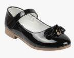 Kittens Black Synthetic Ballerinas Girls