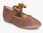 Kittens Bronze Bow Belly Shoes Girls