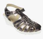 Kittens Bronze Metallic Sandals Girls