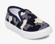 Kittens Navy & Beige Printed Sneakers Boys