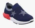 Kittens Navy Blue Slip On Sneakers Boys