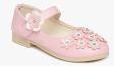 Kittens Pink Applique Synthetic Ballerinas Girls