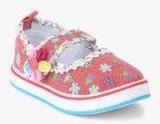 Kittens Pink Floral Mary Jane Sneakers Girls