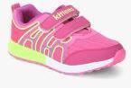 Kittens Pink Regular Running Shoes Girls