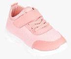 Kittens Pink Synthetic Leather Regular Sneakers Girls