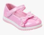 Kittens Pink Synthetic Regular Ballerinas Girls