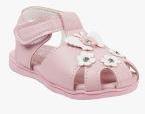 Kittens Pink Synthetic Sandals Girls