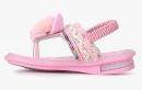 Kittens Pink Weave Sandals Girls