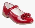 Kittens Red Synthetic Ballerinas Girls