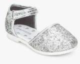 Kittens Silver Glitter Sandals Girls