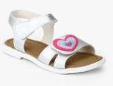 Kittens Silver Metallic Sandals Girls