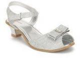 Kittens Silver Sandals Girls