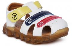 Kittens White Comfort Sandals boys