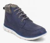 Knotty Derby Anthony Penny Navy Blue Boots Men