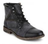 Knotty Derby Barty Chainsaw Black Boots Men