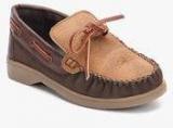 Knotty Derby Binns Camel Loafers Boys