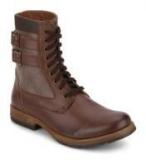 Knotty Derby Crouch Biker Brown Boots Men