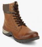 Knotty Derby Goyle Double Tone Tan Boots Men