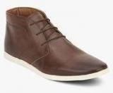 Knotty Derby Knicker Side Panel Chukka Brown Boots Men