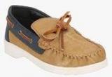 Knotty Derby Tan Loafers Boys