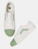 Kook N Keech Off White Canvas Regular Sneakers Women