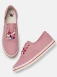 Kook N Keech Pink Sneakers Women