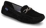 La Briza Black Moccasins Women