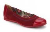 La Briza Maroon Belly Shoes Women