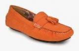 La Briza Orange Moccasins women