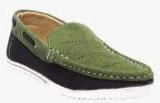 La Calzado Green Loafers Boys