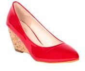 La Isla Red Wedges Women