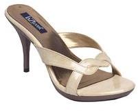 La Zilver Golden Stilettos women