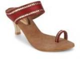 Lamere Maroon Stilletoes Women