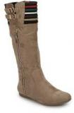 Lara Karen Calf Length Beige Boots Women