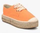 Lara Karen Orange Casual Sneakers Women