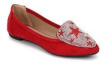 Lara Karen Red Moccasins women