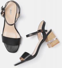 Lavie Black Solid Heels women