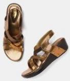 Lavie Bronze Toned Solid Heels Women