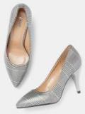 Lavie Grey & Black Checked Pumps Women