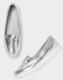 Lavie Silver Toned Loafers Women