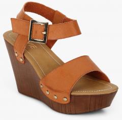 Lavie Tan Solid Sandals women