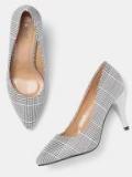 Lavie White & Black Checked Pumps Women