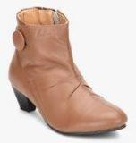 Lee Cooper Ankle Length Brown Boots Women