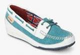 Lee Cooper Aqua Blue Moccasins women