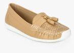 Lee Cooper Beige Regular Moccasins Women