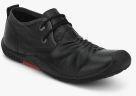 Lee Cooper Black Leather Regular Sneakers Men