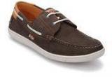 Lee Cooper Brown Boat Shoes men