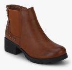 Lee Cooper Brown Heeled Boots Women